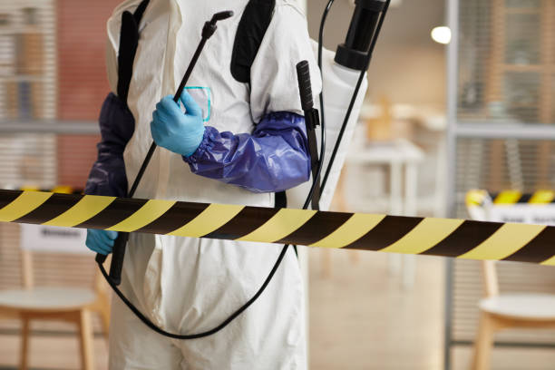 Professional Biohazard Cleanup technician working in Roy, WA